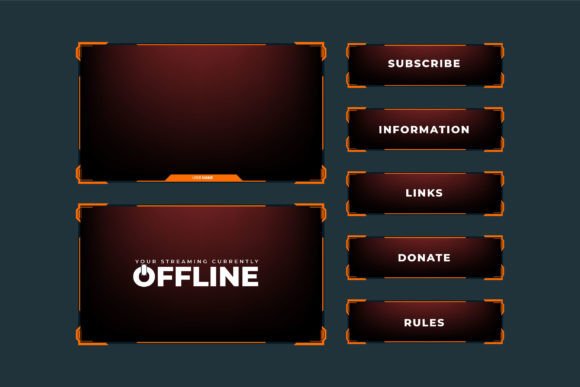 Broadcast Overlay Frame Design Vector Explained