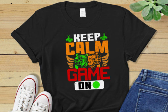 Level Up Your Style: The Ultimate KEEP CALM GAME ON T-Shirt Design