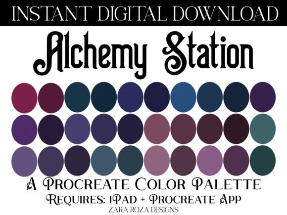 The Alchemy Station Procreate Color Palette: A Strategic Tool for Digital Artists
