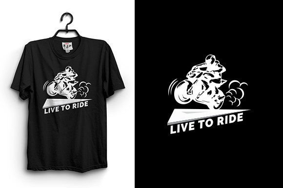 The Live to Ride T-Shirt Design: Navigating Quality and Flexibility for Custom Apparel