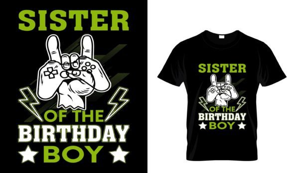 The Perfect Gift Idea: The Sister of the Birthday Boy T-Shirt