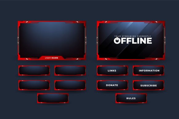 Unleash Your Stream: The Power of a Professional Streaming Overlay Vector for Gamers