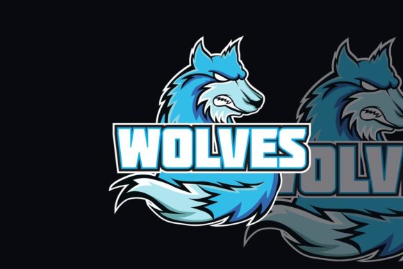 Your Wolves Mascot Logo for Electronic Sport: Power Up Your Brand
